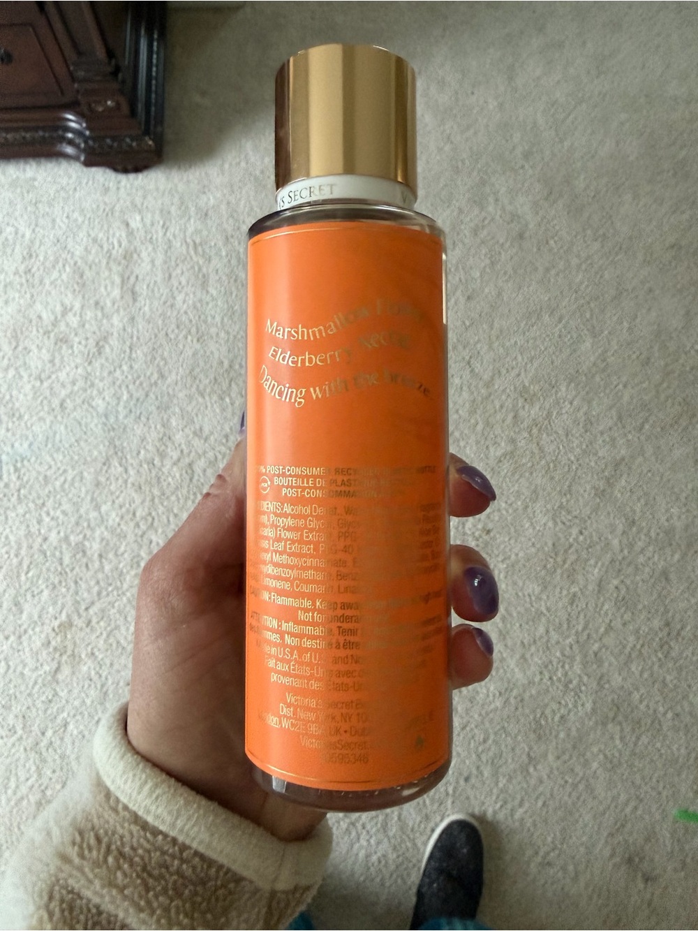 Victoria's Secret Petal High Fragrance Mist - Orange & Gold Accents - Picture 4 of 5